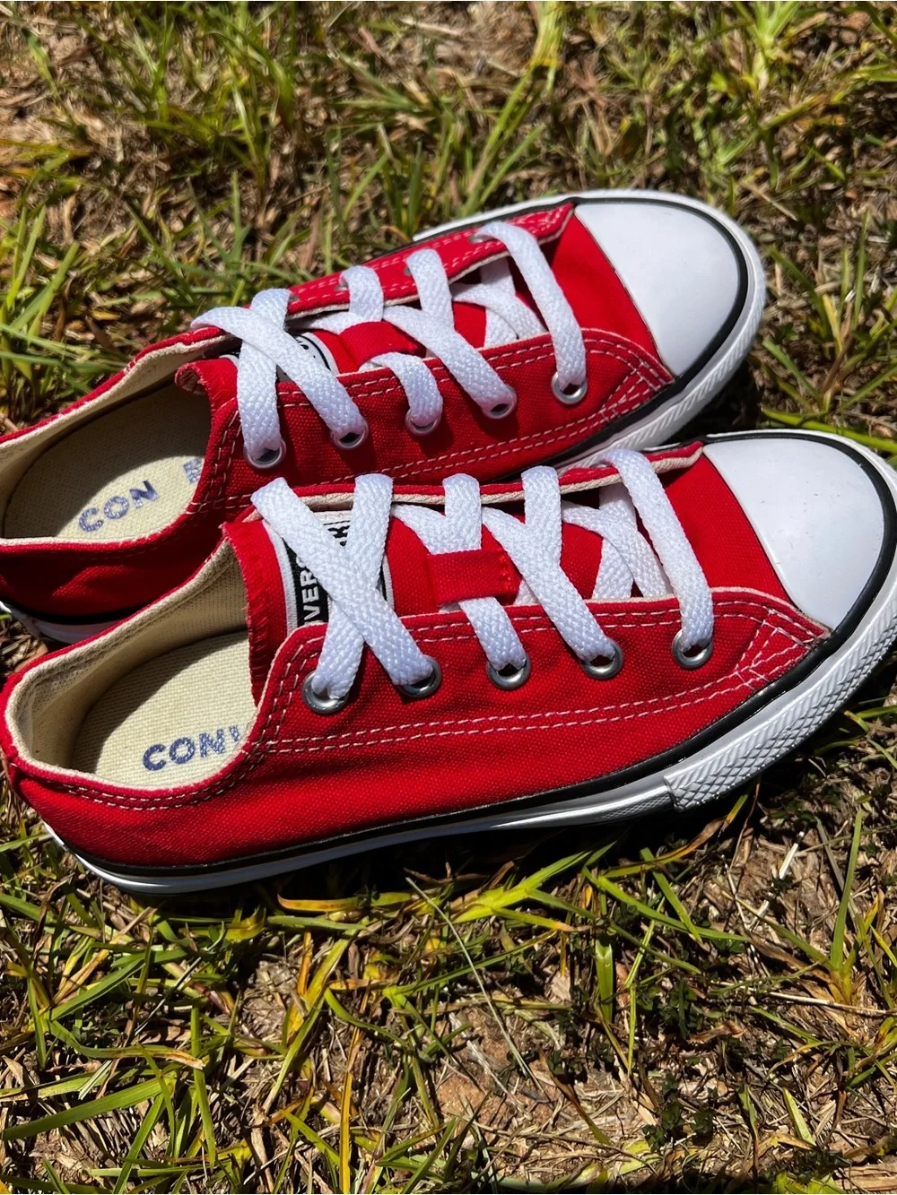 CLEAN Converse size 12.5c Toddler Chuck Taylor All Star Red shoes
